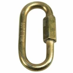 POSAMO Mousqueton à Visser Zingué Jaune 6,0mm (Par 100)