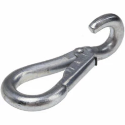 RS PRO Crochet Ressort, Acier Plaqué Zinc, Dia. 6.5mm, Longueur 64mm ( Prix Pour Paquet De 5 )