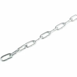 RS PRO Chaîne De Liaison, Acier Plaqué Zinc, Dia. 3mm, Longueur 16mm, 56 Kg De Charge ( Prix Pour Boîte De 10 Mètres )