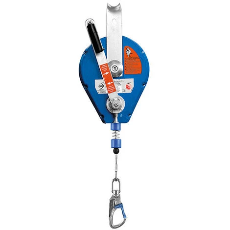 EPI - MATISERE Antichute Avec Système De Secours 12m - Aluminium - Mousqueton 85mm - 41-HRA-12 3 EPI - MATISERE Antichute Avec Système De Secours 12m - Aluminium - Mousqueton 85mm - 41-HRA-12