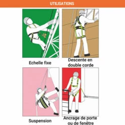 EPI - MATISERE Antichute Coulissant Intégré Sur Support D'assurage - 10 M - FA2010300B/10 -Equipement antichute Soldes 12208674 4
