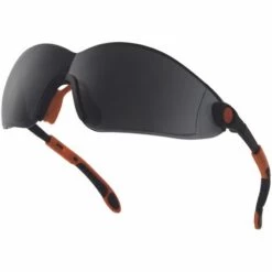 LUNETTES DELTA PLUS POLYCARBONATE MONOBLOC VULCANO2 SMOKE -VULC2NOFU-- - Orange/Noir
