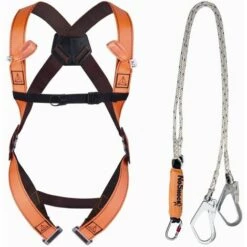 Kit Antichute 'scaffolding': Har12 + An211200cdd + 1 Sac De Rangement Delta Plus- Elara280-- - Noir / Orange