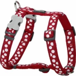 Harnais Chien Red Dingo Fantaisie Rouge à Pois Blancs Taille : T1 - Rouge Pois Blancs