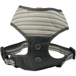 DOOGY FASHION Harnais T-shirt Chien Relax Gris Bayadere Taille : XS - Gris