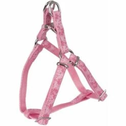 DOOGY GLAM Harnais Réglable Envy Flora Rose Taille : T1 - Rose