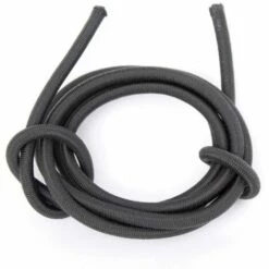 ADNAUTO Elastique 1M X 5mm Noir Compatible Avec Harnais Noir - Noir