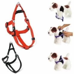 Harnais Pour Chiens Et Chats En Nylon Quick Désignation : Harnais Nylon Quick | Couleur : Noir | Tour De Ventre - Maxi / Mini : Harnais Nylon Quick | Largeur De Sangle : Noir MORIN 10760