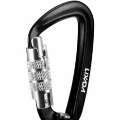 LIXADA Mousqueton Rotatif A 360 °, Noir, Anneau En D -Equipement antichute Soldes 18702742 4