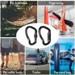 ASUPERMALL Mousqueton A Verrouillage Automatique 23Kn, Violet 11 ASUPERMALL Mousqueton A Verrouillage Automatique 23Kn, Violet -Equipement antichute Soldes 18702751 5