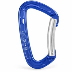 ASUPERMALL Mousqueton Droit 22Kn, Bleu