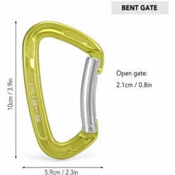 ASUPERMALL Mousqueton Droit 22Kn, Bleu -Equipement antichute Soldes 18702944 4