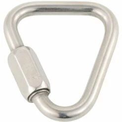 YBLUEDOFHIN Mousqueton A Verrouillage Rapide Triangle En Acier Inoxydable, S7360-0060