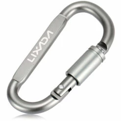 LIXADA Mousqueton De Verrouillage A Anneau En D En Alliage D'Aluminium -Equipement antichute Soldes 19168637 4