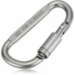 LIXADA Mousqueton De Verrouillage A Anneau En D En Alliage D'Aluminium -Equipement antichute Soldes 19168637 5