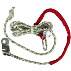 4MEPRO Longe De Maintien Réglable De 5 M Avec Gaine De Protection