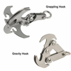 ASUPERMALL Grande Taille Gravity En Acier Inoxydable Crochet Mousqueton Puissant Aimant Exterieur Pliable Grappling Griffes Multifonctions Traction Voiture Sauvetage Edc Outil Tactique Porte-Cles D'Urgence Camping Voyage Kits D'Escalade -Equipement antichute Soldes 23194747 4