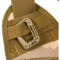 ASUPERMALL Paquet De 10 Verrouillage Polyvalent D-Ring Crochet De Suspension Mousqueton Porte-Cles Pour Molle Webbing, Bronzer -Equipement antichute Soldes 23196862 5