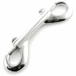 NSC Mousqueton Double Taille Unique Couleur Argent