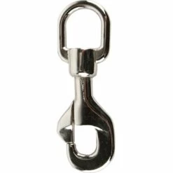 FERRIBIELLA Mousqueton Laisse Nickelé Pour Chiens Et Chats