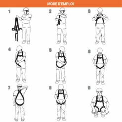 MATISèRE Kit Harnais De Sécurité Pour Pose De Menuiserie Extérieure - FA8011100 -Equipement antichute Soldes 24959681 5