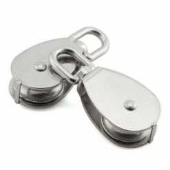 DEVENIRRICHE 2 Pcs Poulie En Acier Inox 304 M25 Poulie De Levage Rouleau De Chargement -Equipement antichute Soldes 25096128 3