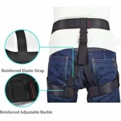 DEVENIRRICHE Harnais D'escalade, Baudrier Escalade Harnais,Guide Harnais,Ceintures De Sécurité Pour Alpinisme Haut Niveau Rescue Spéléologie Escalade Rappel Equip -Equipement antichute Soldes 25096151 4