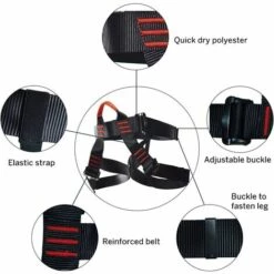 BEARSU Harnais D'escalade Pour Femme, Homme, Enfant Pour Alpinisme, Escalade, Rappel -Equipement antichute Soldes 26509231 3