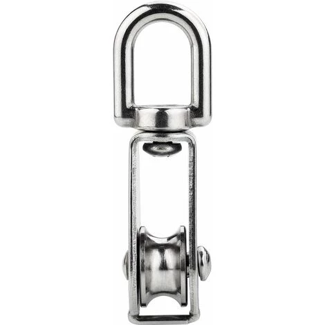 LONGZIMING 5 Pièces Poulie Pour Cable, Poulie De Levage En 304 Acier Inoxydable - M25 Poulie Simple, Capacité De La Poulie 150 Kg - Argent 5 LONGZIMING 5 Pièces Poulie Pour Cable, Poulie De Levage En 304 Acier Inoxydable - M25 Poulie Simple, Capacité De La Poulie 150 Kg - Argent – Image 3