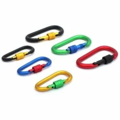 BRICO XS Aluminium Torsadé Couleur Mousquetons 80mm ...