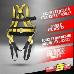 GARDEO PRO Harnais Anti Chute -Equipement antichute Soldes 2746910 2