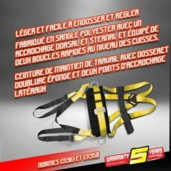 GARDEO PRO Harnais Anti Chute -Equipement antichute Soldes 2746910 3