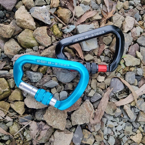 ASUPERMALL 30Kn Mousquetons Serrure Principale, Verrouillage Manuel, Argent 5 ASUPERMALL 30Kn Mousquetons Serrure Principale, Verrouillage Manuel, Argent – Image 3