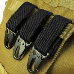 LangRay 5 PCS Mousqueton De Ceinture, Sangle En Nylon Avec Porte-Clés Anti-Friction Boucle De Gilet Tactique 10cm Pour Plein Air, Camping, Randonnée 9 LangRay 5 PCS Mousqueton De Ceinture, Sangle En Nylon Avec Porte-Clés Anti-Friction Boucle De Gilet Tactique 10cm Pour Plein Air, Camping, Randonnée -Equipement antichute Soldes 27877128 3