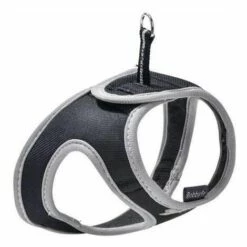 CHADOG Harnais Mini Arlequin Noir Gris 2xs 24cm X 10mm