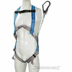 SILVERLINE Kit De Protection Anti-chutes, Harnais Et Absorbeur D'énergie, Harnais Et Absorbeur D'énergie