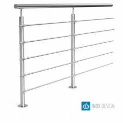 KIT Garde-Corps INOX DESIGN Pack 200cm / Inox 304