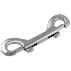 DEVENIRRICHE Crochet Mousqueton à Double Extrémité, Longueur Totale De 3 1/2 ", Nickelé -Equipement antichute Soldes 29559174 2