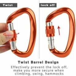 PERLE RARE Mousqueton Antichute Mousqueton En Forme De D 12KN Orange (2 Mousqueton 10 PERLE RARE Mousqueton Antichute Mousqueton En Forme De D 12KN Orange (2 Mousqueton -Equipement antichute Soldes 29864986 4