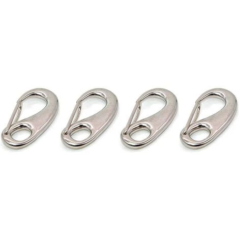 ABCRITAL Mousqueton À Ressort En Acier Inoxydable 314 Avec Œillet Porte-Clés Pour Camping En Plein Air, Équipement De Survie Tactique 4 ABCRITAL Mousqueton À Ressort En Acier Inoxydable 314 Avec Œillet Porte-Clés Pour Camping En Plein Air, Équipement De Survie Tactique – Image 2