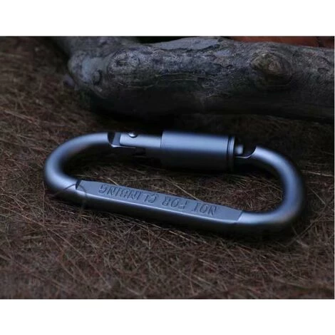 BETTERLIFE Mini Mousqueton Micro 2 Avec Bouchon à Vis, Paquet De 2 4 BETTERLIFE Mini Mousqueton Micro 2 Avec Bouchon à Vis, Paquet De 2 – Image 2