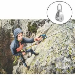 ABCRITAL 2Pcs Bloc De Poulie,Poulie De Levage Pour Cable,Poulie Double A Fixe,Poulie Pour Cable Acier,Poulie Pour Cable,Poulie Double,Poulie Acier Inoxydable (M20-S) 11 ABCRITAL 2Pcs Bloc De Poulie,Poulie De Levage Pour Cable,Poulie Double A Fixe,Poulie Pour Cable Acier,Poulie Pour Cable,Poulie Double,Poulie Acier Inoxydable (M20-S) -Equipement antichute Soldes 30777749 5