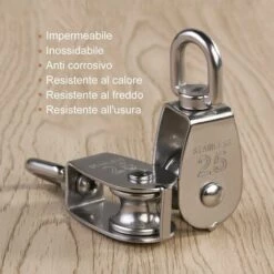 ABCRITAL 25Mm Poulie En Acier Inox 304 M25 Poulie De Levage 400Kg Poulie À Crochet Pivotant À Poulie Simple - Argent ( 2 Pièces) 9 ABCRITAL 25Mm Poulie En Acier Inox 304 M25 Poulie De Levage 400Kg Poulie À Crochet Pivotant À Poulie Simple - Argent ( 2 Pièces) -Equipement antichute Soldes 30777792 3