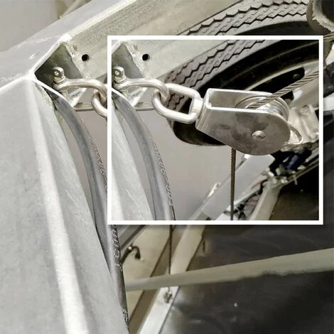 DEVENIRRICHE 2 Pièces Seul Poulies Bloc Rouleau, M32 Poulie Simple En Acier Inoxydable, Poulie Pivotante Pour Corde à Linge, Etendoir, Tendeur, Poids Et Barre De Musculation, Crochet Cord 5 DEVENIRRICHE 2 Pièces Seul Poulies Bloc Rouleau, M32 Poulie Simple En Acier Inoxydable, Poulie Pivotante Pour Corde à Linge, Etendoir, Tendeur, Poids Et Barre De Musculation, Crochet Cord – Image 3