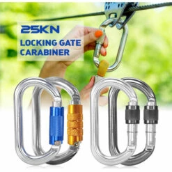 HAPPYSHOPPING Mousqueton, Orange SGM7108TN - Orange SGM7108TN -Equipement antichute Soldes 30986295 3