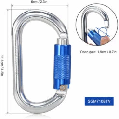 HAPPYSHOPPING Mousqueton, Orange SGM7108TN - Orange SGM7108TN -Equipement antichute Soldes 30986295 5
