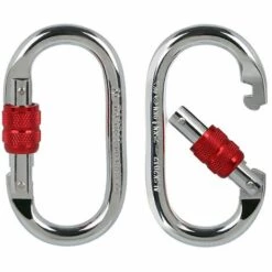 HAPPYSHOPPING AL-SK2012 Mousqueton De Securite En Acier Inoxydable De Type O Avec Serrure, Rouge Argent - Rouge Argent 9 HAPPYSHOPPING AL-SK2012 Mousqueton De Securite En Acier Inoxydable De Type O Avec Serrure, Rouge Argent - Rouge Argent -Equipement antichute Soldes 30986550 3