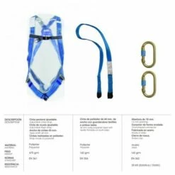 WOLFPACK Kit Imbracature Anticaduta Seguridad Nº 1 (4 Pezzi) En361