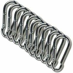 ABCRITAL Mousqueton 8 Mm Lot De 5 Paires De C.P. Sports Mousqueton Crochet Mousqueton