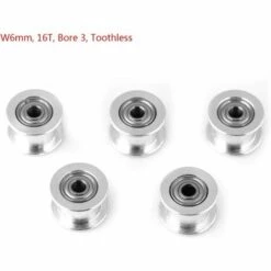 LONGZIMING Poulie De Courroie Poulie De Distribution De Courroie Large 16T/20T 3mm/5mm Alésage Accessoire D'imprimante 3D 2GT 6mm/10mm 5 Pièces(6mm16hole) -Equipement antichute Soldes 32638197 3